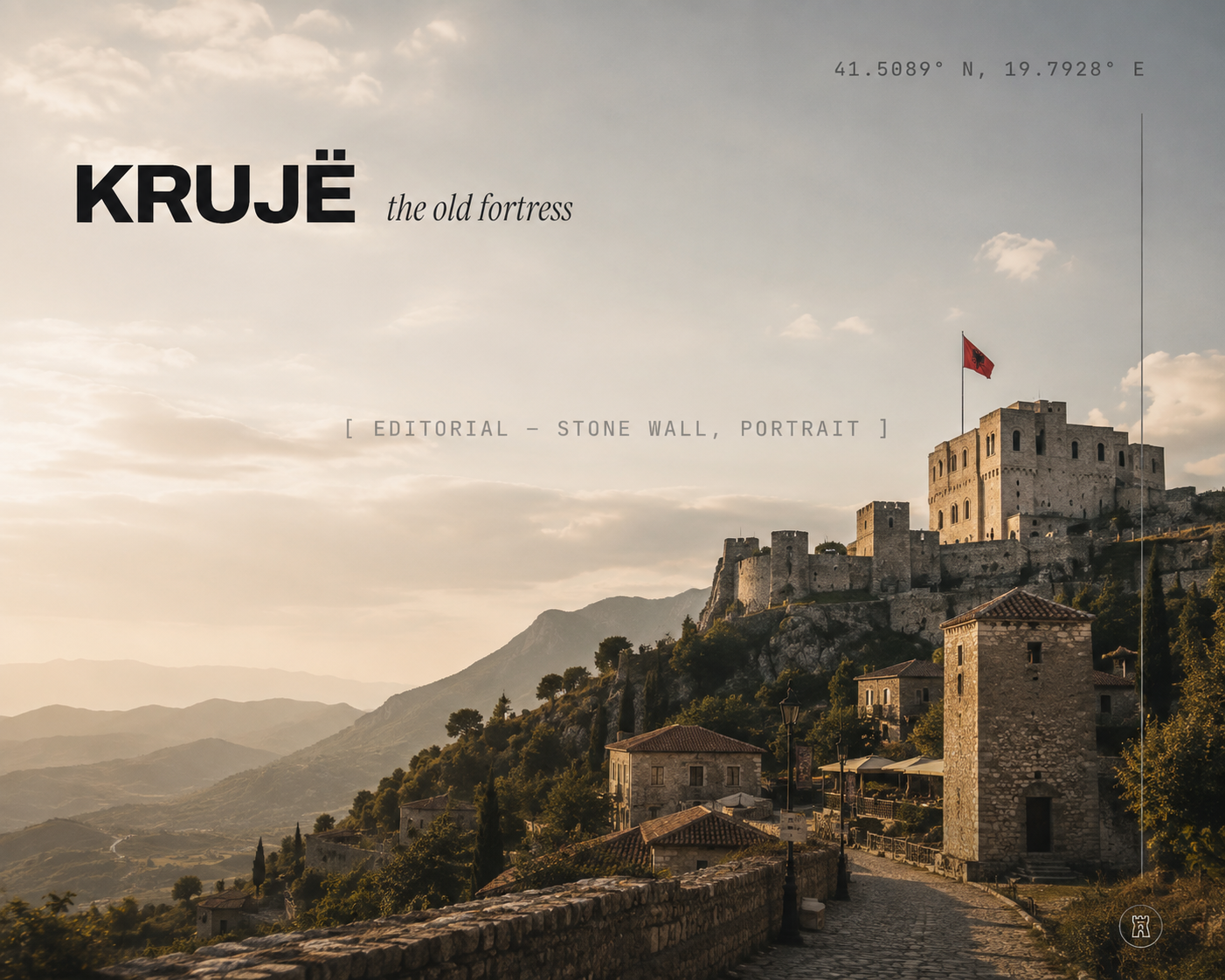 KRUJË — the old fortress